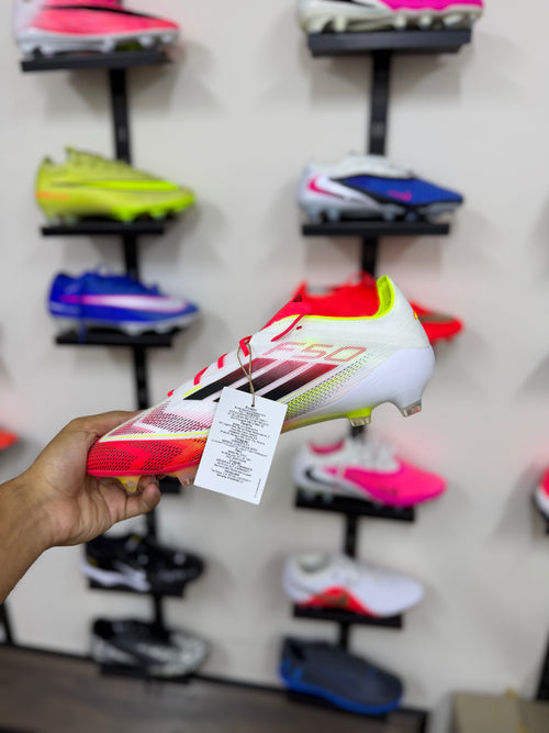 Adidas F50 Elite FG blancas rojas