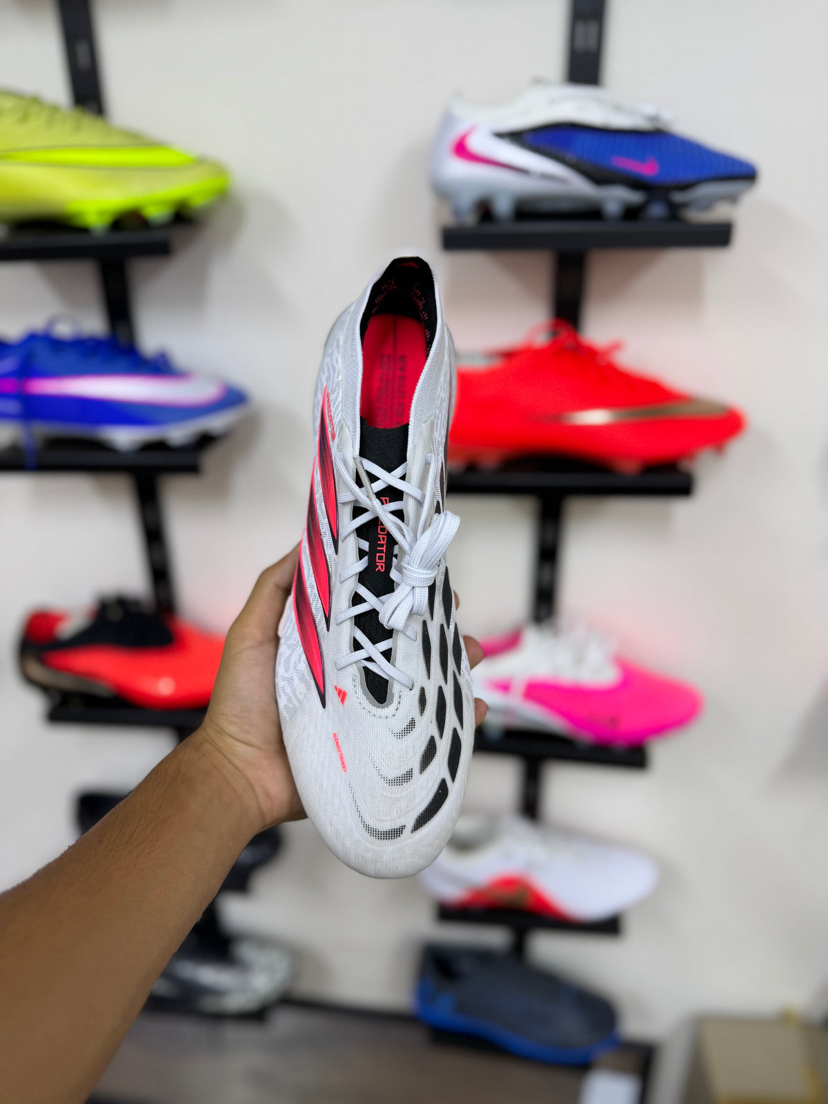 Adidas Predator Elite FG blancas rojas