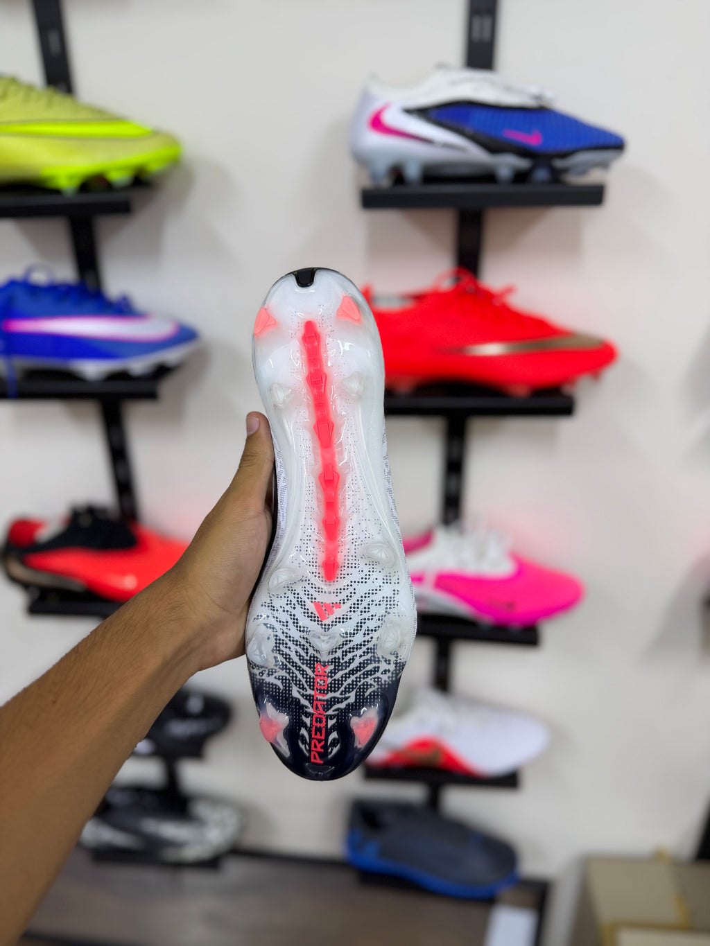 Adidas Predator Elite FG blancas rojas