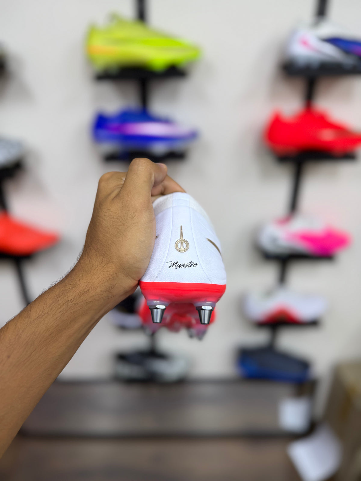Nike Tiempo Maestro Elite SG Pro blancas rojas